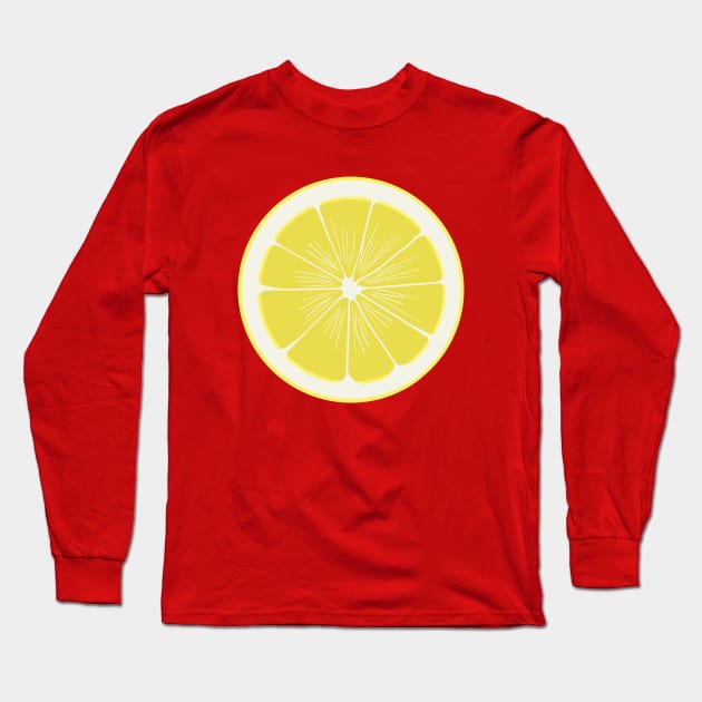 Lovely Slice of Lemon Long Sleeve T-Shirt by DiegoCarvalho